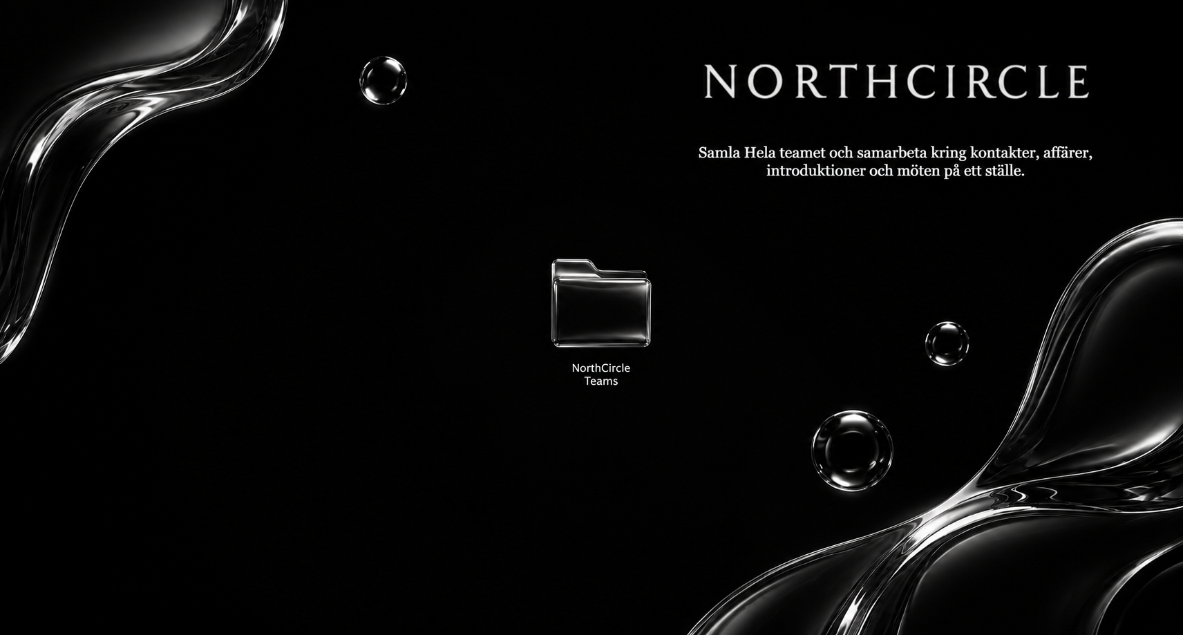 NorthCircle Teams — samla hela teamet och samarbeta kring kontakter, affärer, introduktioner och möten på ett ställe.